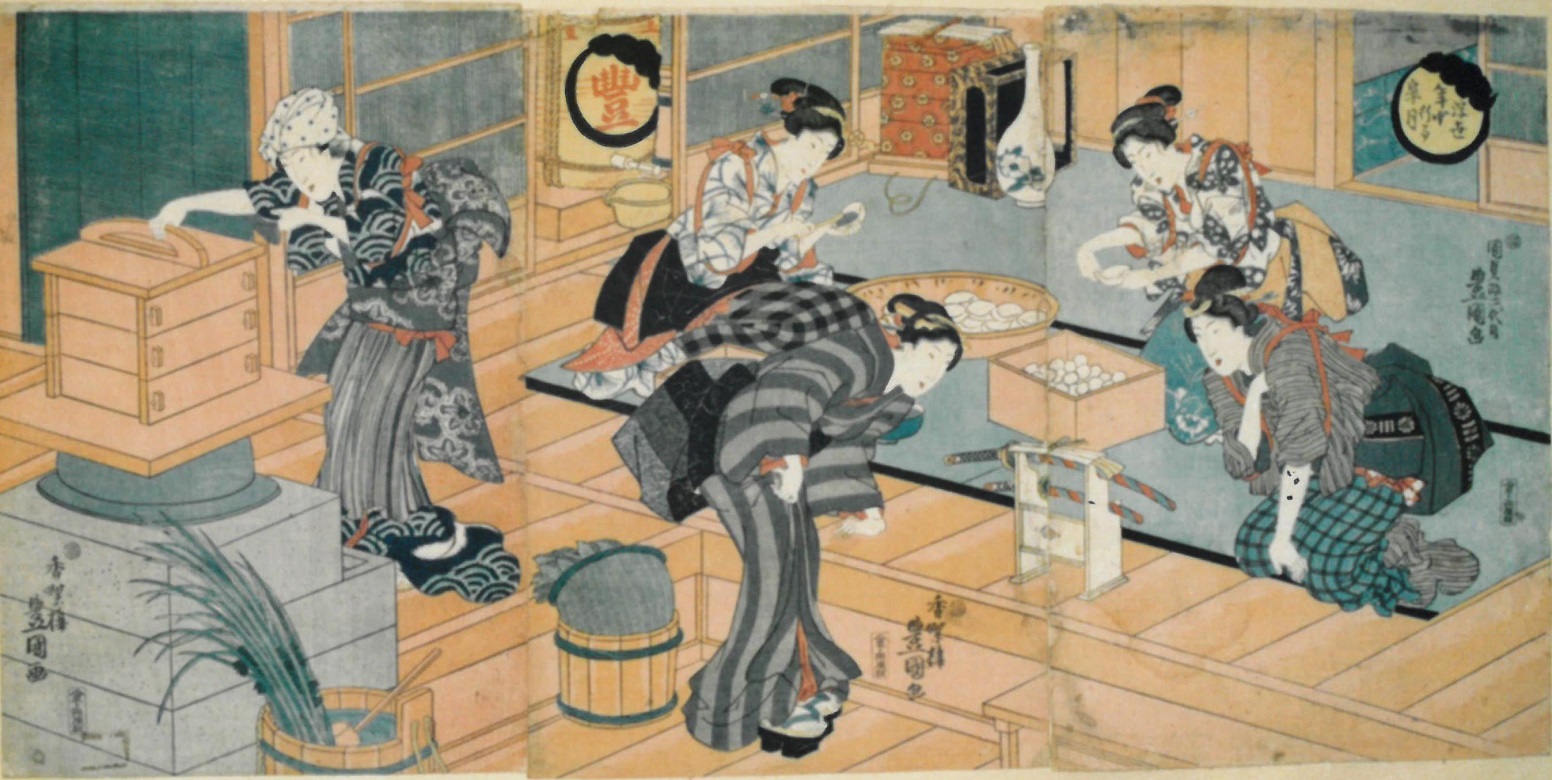 浮世絵　浮世年中行事_皐月